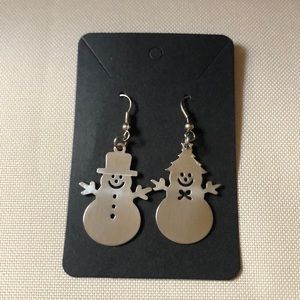 2 for $8 Earrings - Cute Snowmen Dangle Earrings